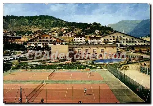 Cartes postales moderne AURON tennis piscine