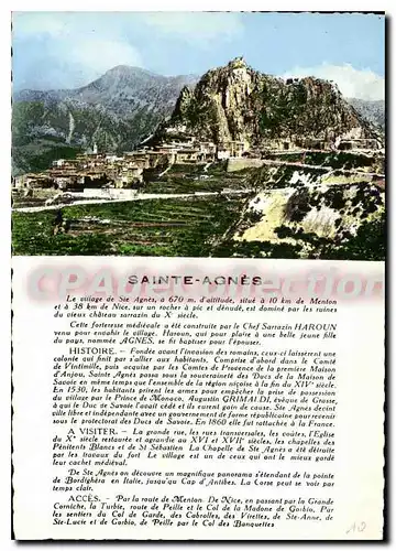 Cartes postales moderne SAINTE-AGNES