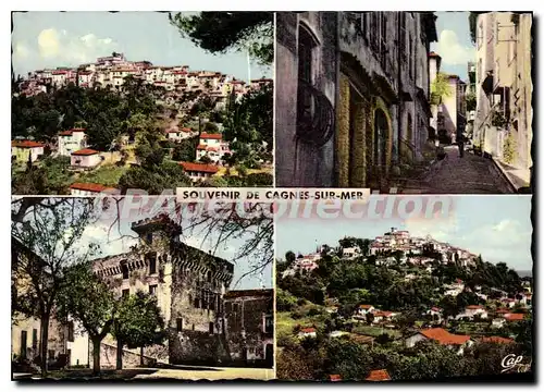 Cartes postales moderne CAGNES-sur-MER vue g�n�rale ch�teau Grimaldi