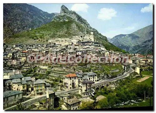 Cartes postales moderne TENDE vue g�n�rale ch�teau Lascaris