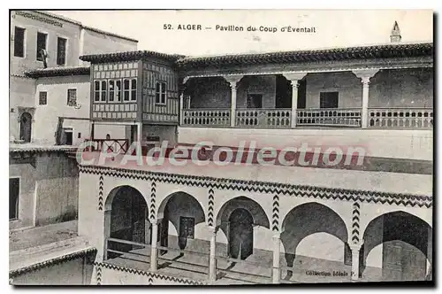 Cartes postales ALGER pavillon du coup d'�ventail