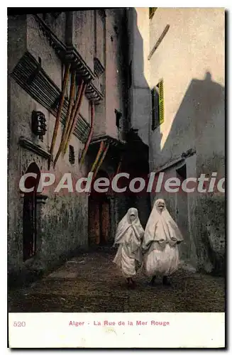 Cartes postales ALGER rue de la mer rouge