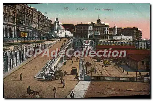 Cartes postales ALGER les rampes