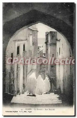 Cartes postales ALGER la Kasbah rue Ben-Ali