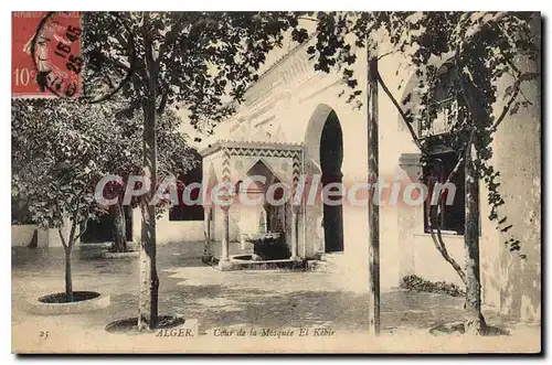 Cartes postales ALGER cour de la Mosqu�e El-K�bir
