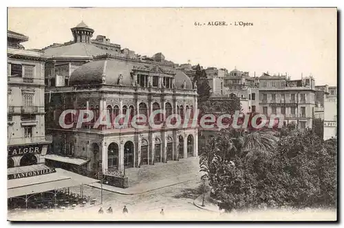 Cartes postales ALGER l'op�ra