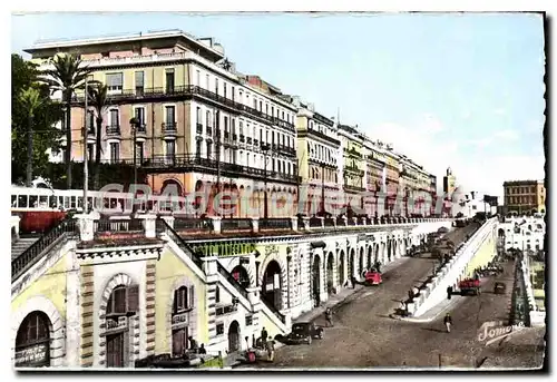 Cartes postales ALGER boulevard de la R�publique et l'h�tel de l'oasis