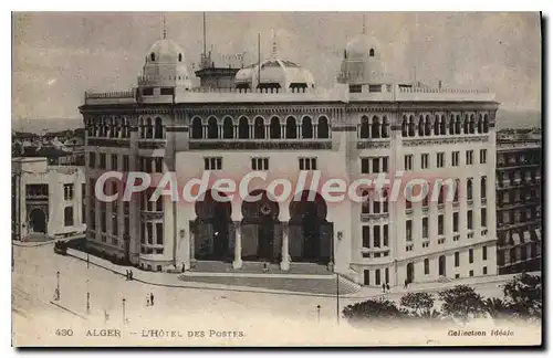 Cartes postales ALGER h�tel des postes