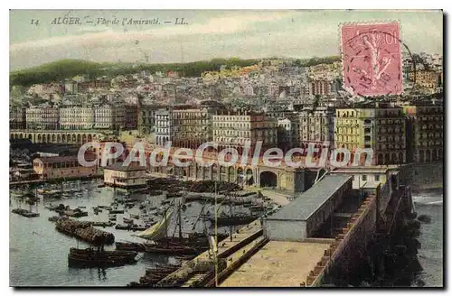 Cartes postales ALGER vue de l'amiraut�