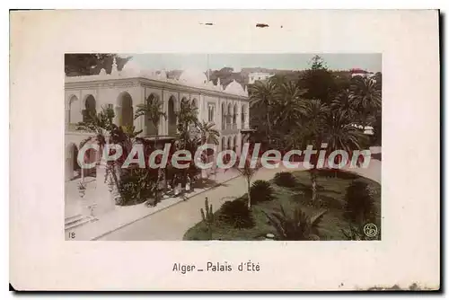 Cartes postales ALGER palais d'�t�