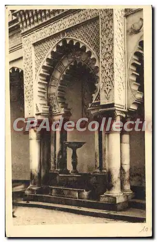 Ansichtskarte AK ALGER fontaine de la grande Mosqu�e rue de la marine