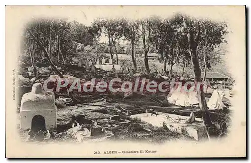 Cartes postales ALGER cimeti�re El Kattar