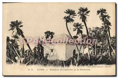 Cartes postales ALGER Marabout du cimeti�re de la Bouzar�ah