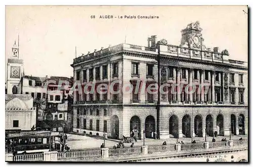 Cartes postales ALGER palais consulaire