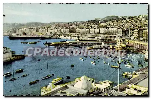 Cartes postales ALGER vue g�n�rale du port prise de l'amiraut�