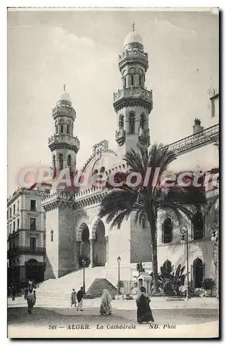 Cartes postales ALGER la cath�drale