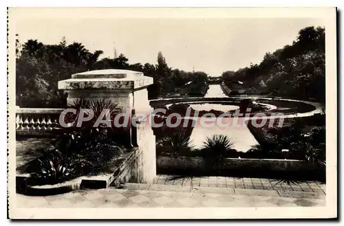 Cartes postales ALGER jardin d'essai pi�ce d'eau