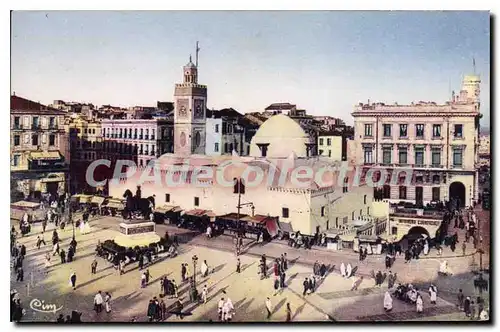 Cartes postales ALGER place du gouvernement