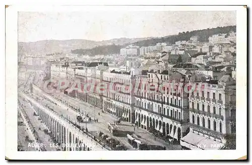 Ansichtskarte AK ALGER les boulevards