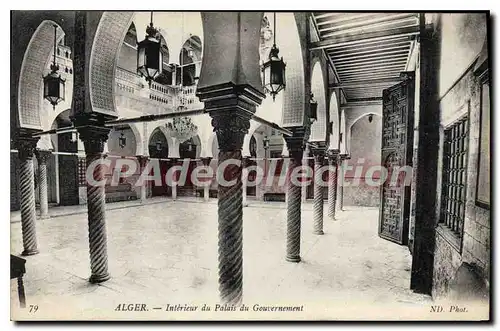 Ansichtskarte AK ALGER int�rieur du palais du gouvernement