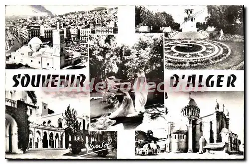 Cartes postales ALGER souvenir