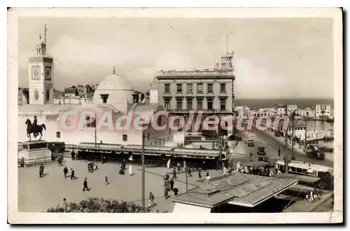 Cartes postales ALGER place du gouvernement g�n�ral