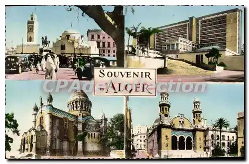 Cartes postales souvenir d'ALGER