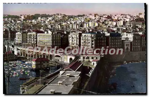 Cartes postales ALGER vue g�n�rale la Casbah