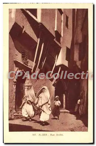 Cartes postales ALGER rue Arabe