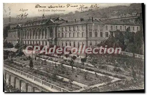 Cartes postales ALGER les �coles sup�rieures