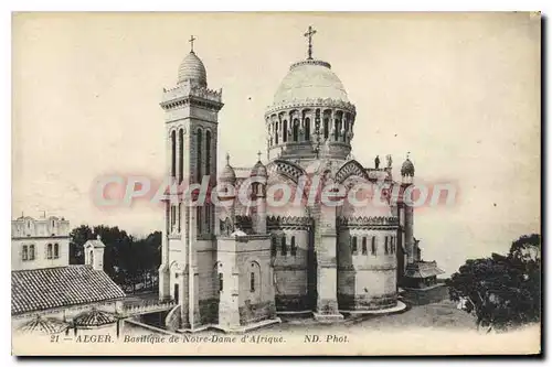 Ansichtskarte AK ALGER basilique de Notre-Dame d'Afrique