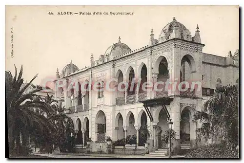 Cartes postales ALGER palais d'�t� du gouverneur