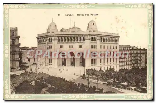 Cartes postales ALGER h�tel des Postes