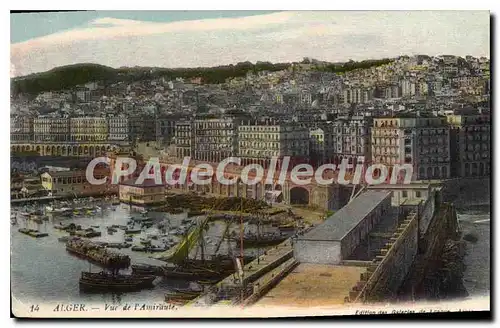 Ansichtskarte AK ALGER vue de l'amiraut�