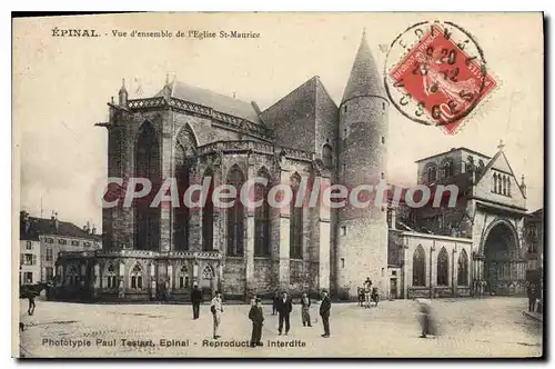 Cartes postales Epinal Vue D'Ensemble De I'Eglise St Maurice