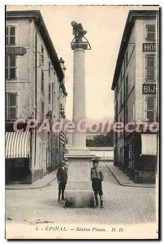 Cartes postales Epinal Statue Pinau