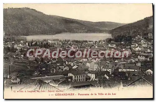 Ansichtskarte AK Gerardmer Panorama De La Ville Et Du Lac