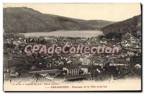 Cartes postales Gerardmer Panorama De La Ville Et Du Lac
