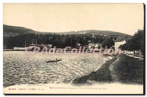 Cartes postales Gerardmer Un Coin Favori Du Lac
