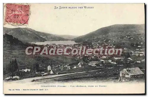 Ansichtskarte AK Gerardmer Vue Generale Prise Du Costet