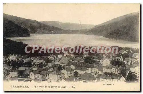 Ansichtskarte AK Gerardmer Vue Prise De La Roche Du Rain