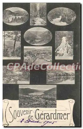 Cartes postales Souvenir De Gerardmer 2 ao�t 1905