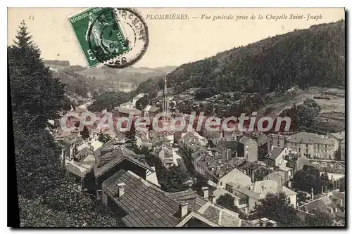 Cartes postales Plombieres Vue Generale Prise De La Chapelle Saint Joseph