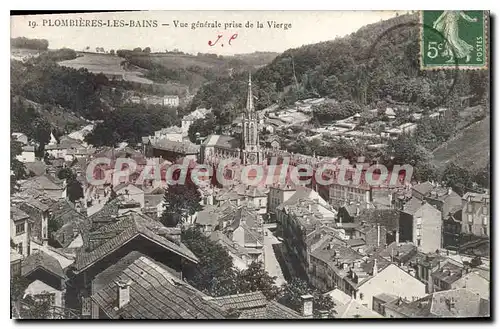 Ansichtskarte AK Plombieres Les Bains Vue Generale Prise De La Vierge