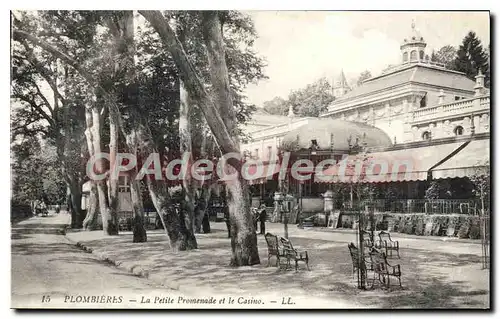 Cartes postales Plombieres La Petite Promenade Et Le Casino