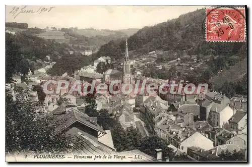 Cartes postales Plombieres Panorama Pris De La Vierge