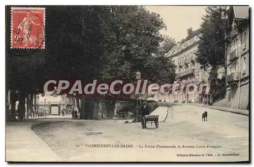 Ansichtskarte AK Plombieres Les Bains La Petite Promenade Et Avenue Louis Fran�ais