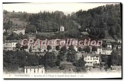 Cartes postales Plombieres Le Coteau De La Vierge Et Chapelle Saint Joseph