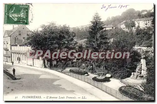 Cartes postales Plombieres L'Avenue Louis fran�ais