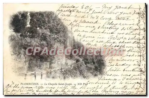 Cartes postales Plombieres La Chapelle Saint Joseph